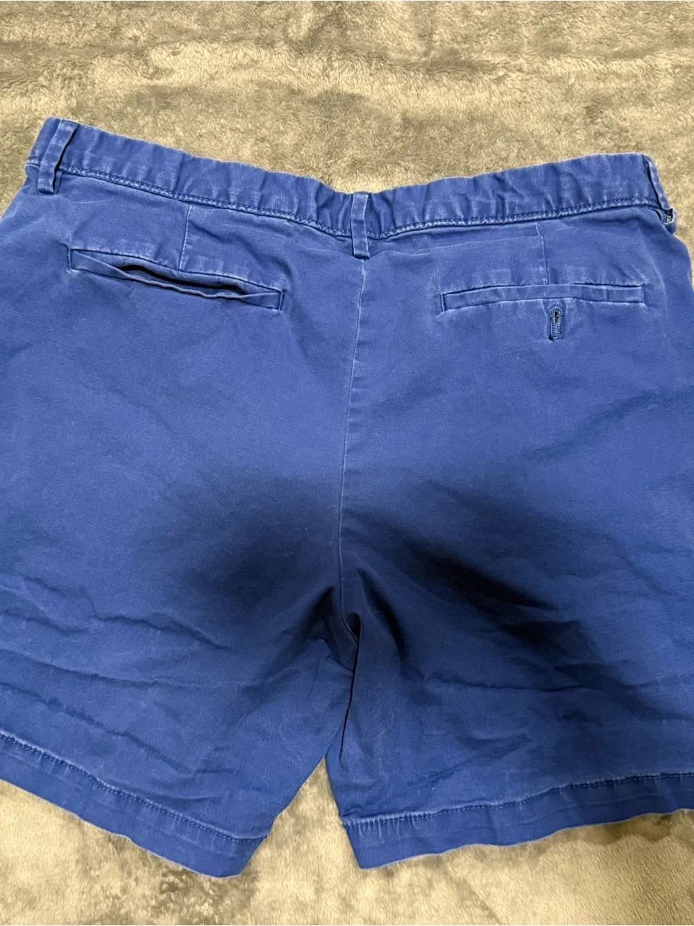 Banana Republic Royal Blue Flat Front Men's Shorts